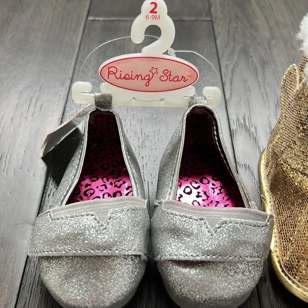 NWT Rising star infinite glitter shoes and boots